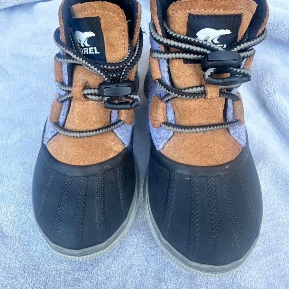 Sorel women's Tofino waterproof hiking boots - brown and blue #hikingboots - Picture 5 of 8
